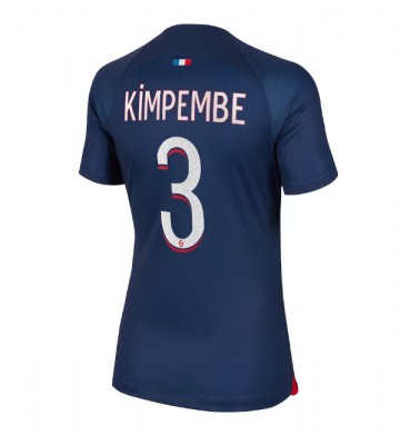 Paris Saint-Germain Presnel Kimpembe #3 Primera Equipación Mujer 2023-24 Manga Corta